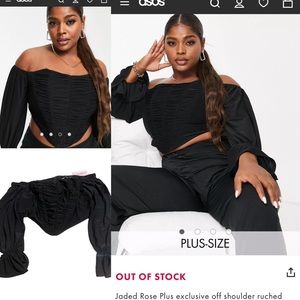 ASOS (Jaded Rose) ruched corset top